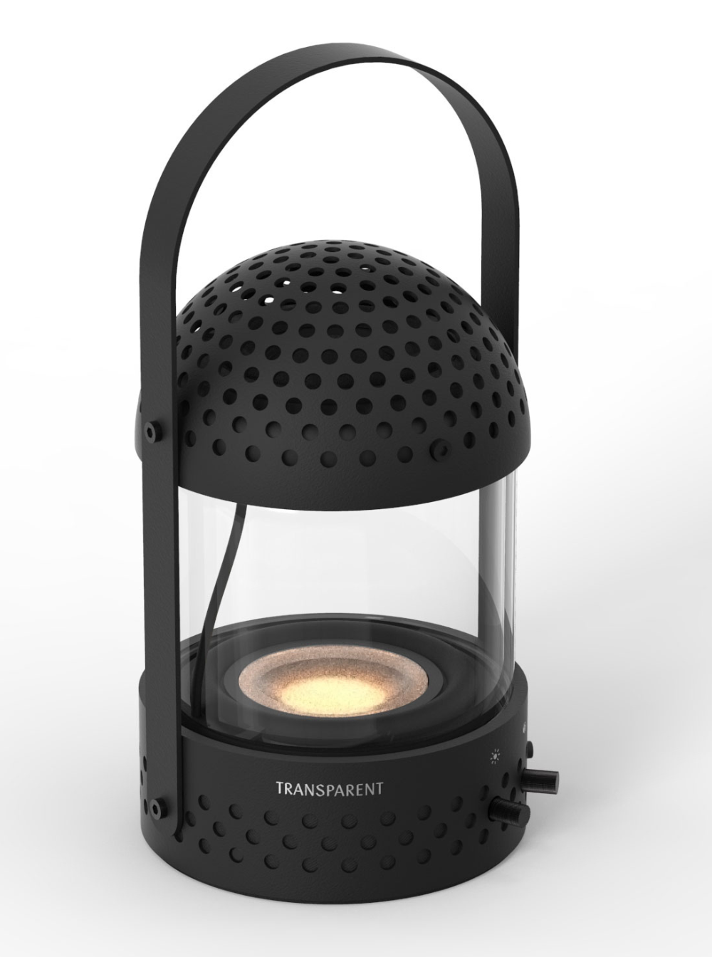 Transparent Audio Light Speaker Bl Black Pronto Hi-tech