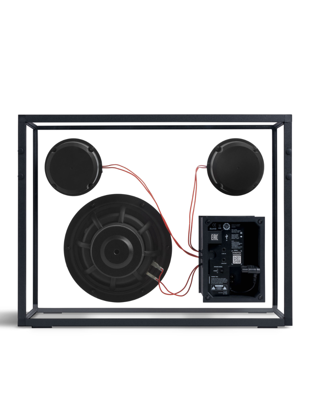 Tr. Audio Transparent Speaker Black Pronto Hi-tech
