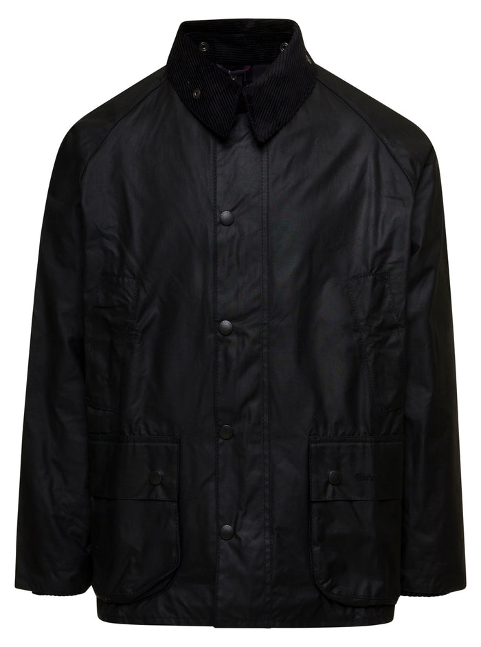 Cassic Bedale Wax Jacket Black Waxed Cotton