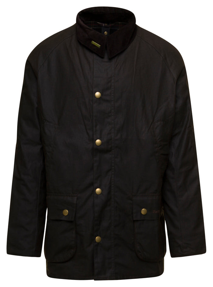 Ashby Wax Jacket Green Waxed Cotton