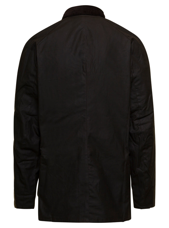 Ashby Wax Jacket Green Waxed Cotton