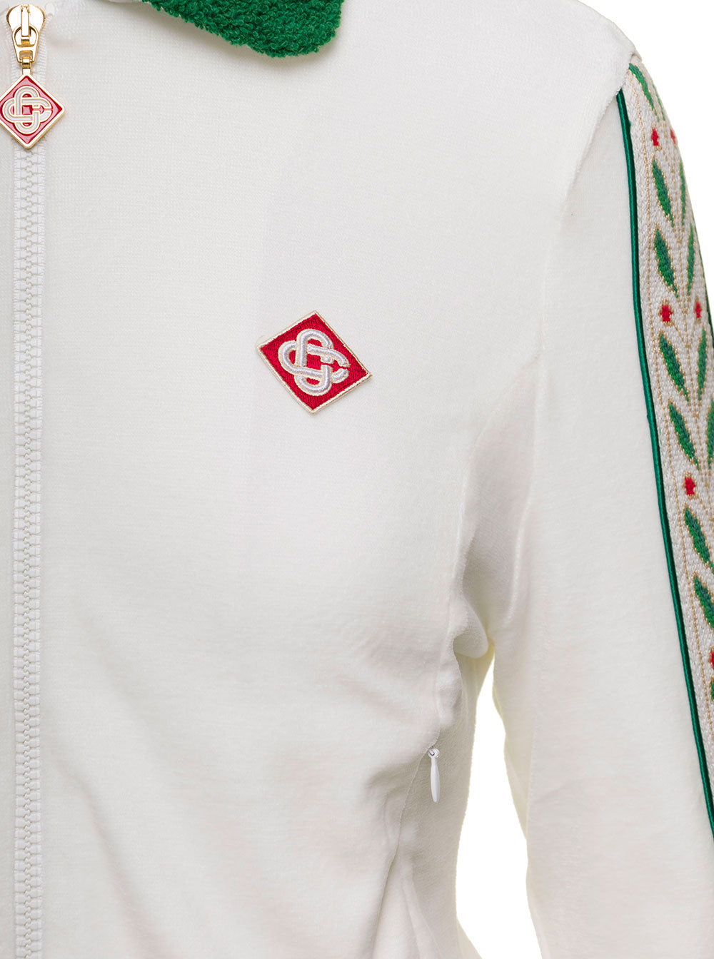 Laurel Track Top White Sweatshirts