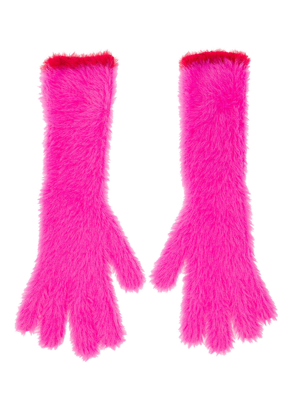 Le Gants Neve Pink Polyamide Hats And Gloves