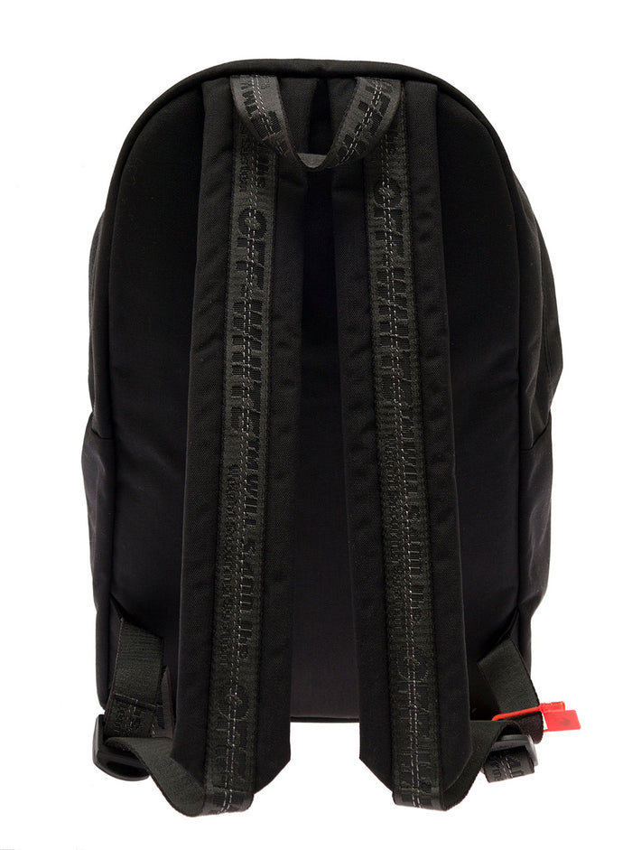 Off White Shape Backpack Black Nylon Backpacks And Belt Bags