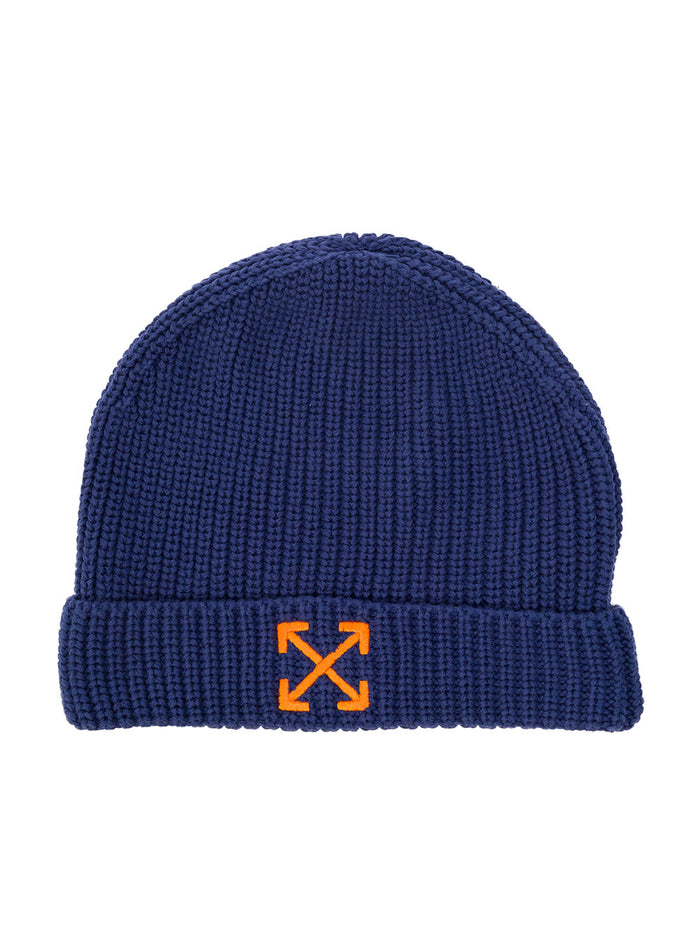 Arrow Beanie Blu Cotton Hats And Gloves