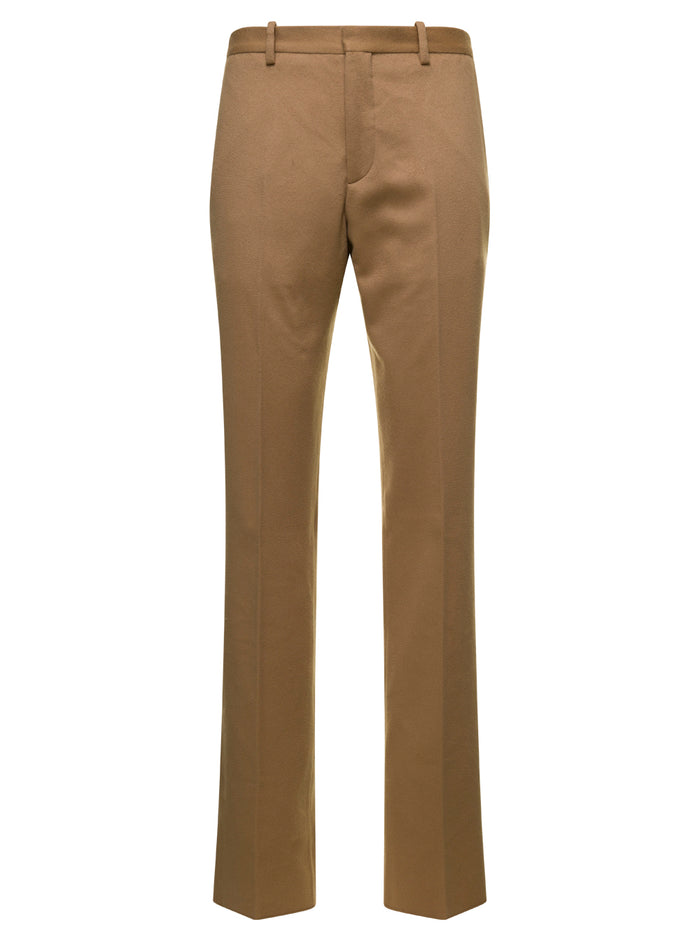 Tags Cashm Slim Pant Beige Cashmere Trousers