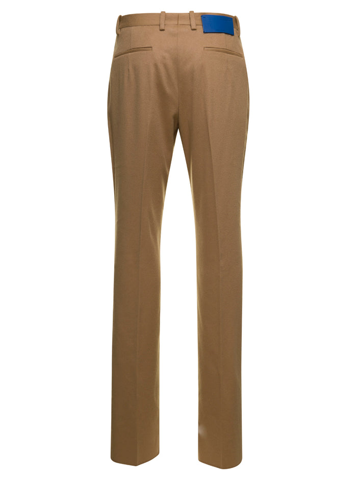 Tags Cashm Slim Pant Beige Cashmere Trousers