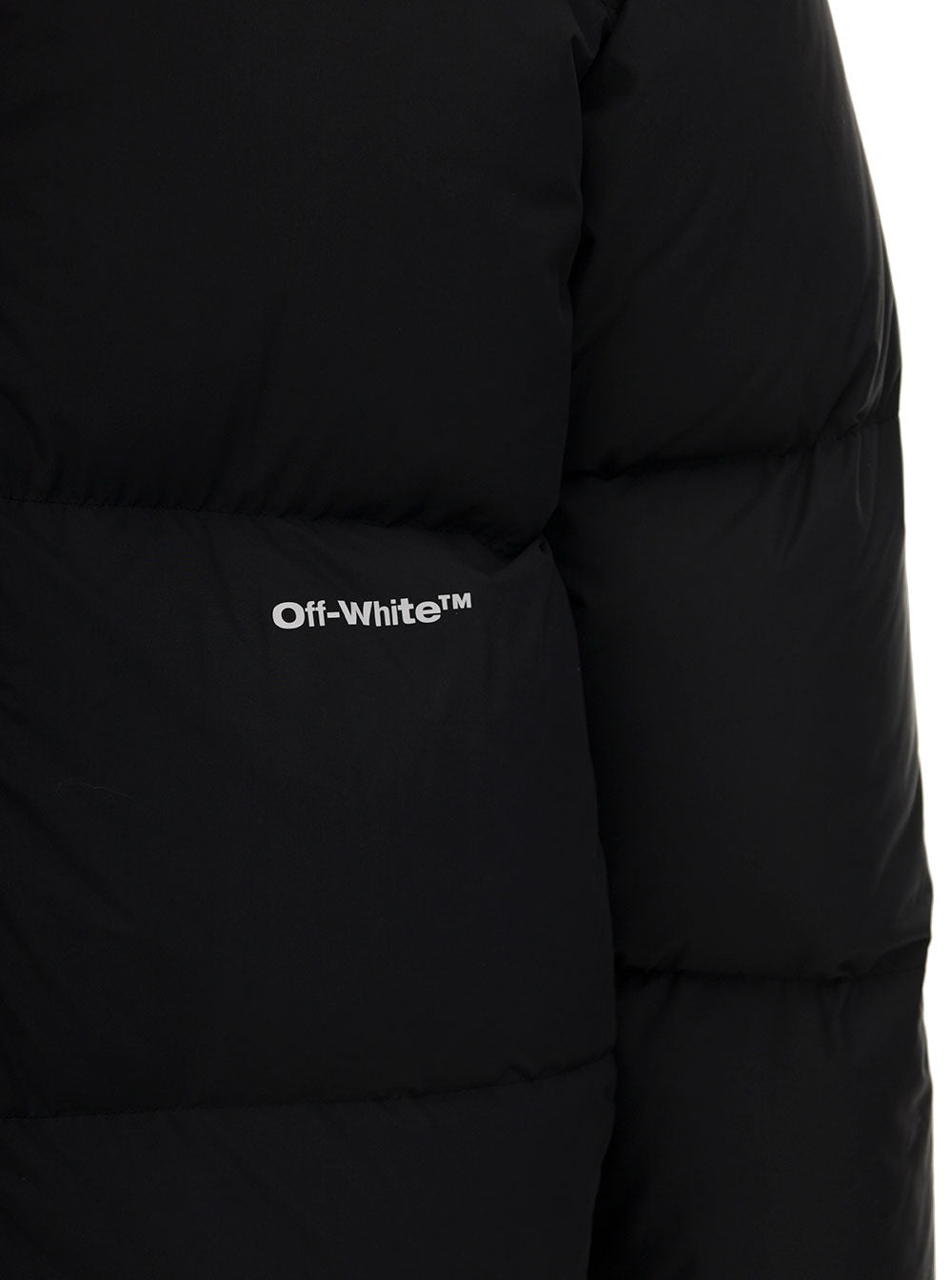 Bounce Hooded Down Puffer Black Polyester Jackets