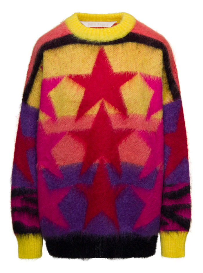 Stars Sweater Mohair Polyamide Lan Jersey