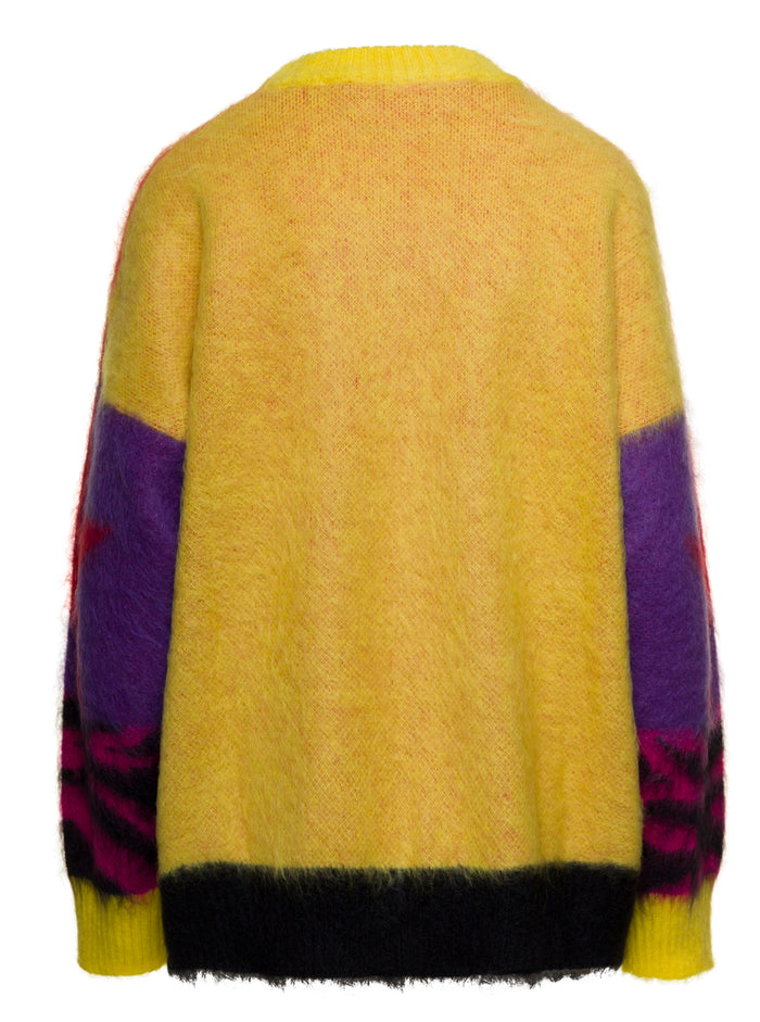 Stars Sweater Mohair Polyamide Lan Jersey