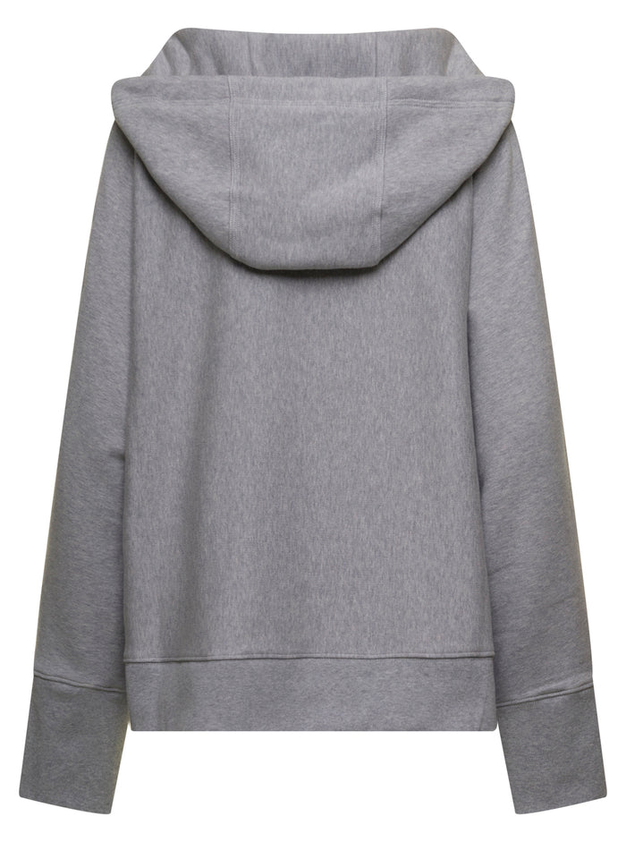 Felpa Grey Cotton Sweatshirts
