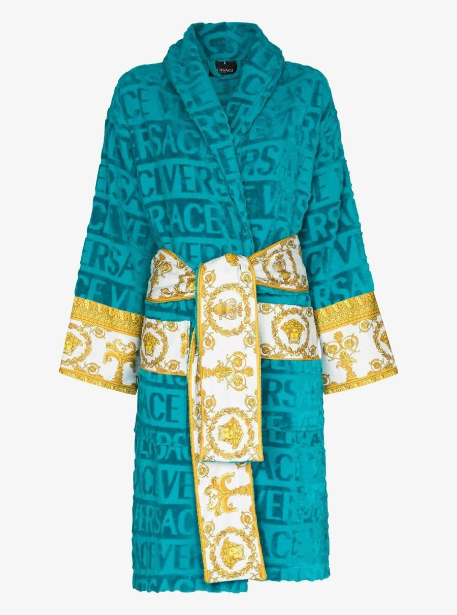 Bathrobe Black Cotton Towels & Bath Robes