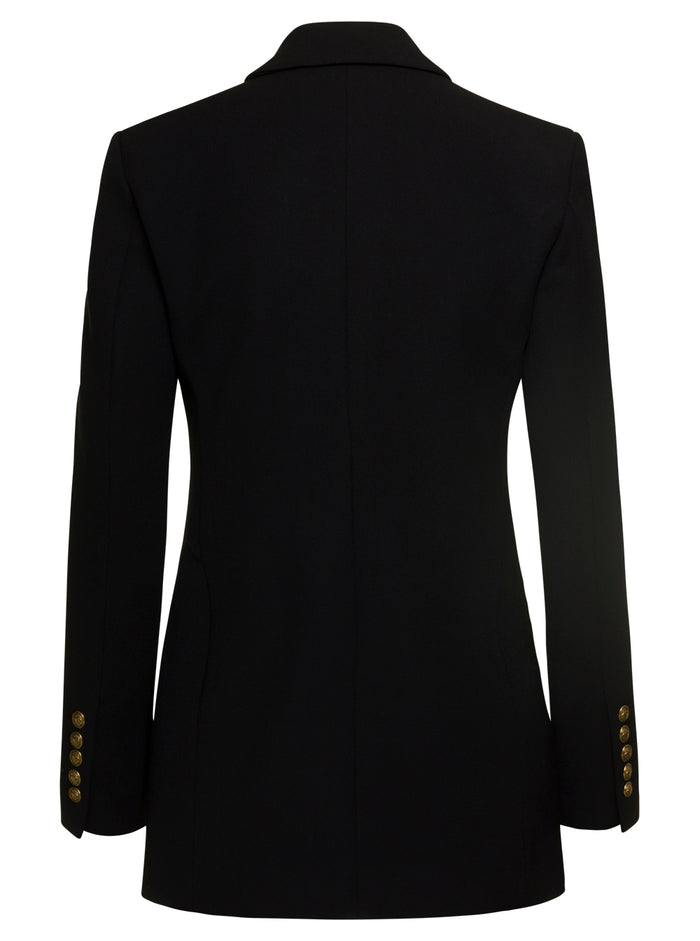 Betty Blazer Black Virgin Wool Elastane Blazers