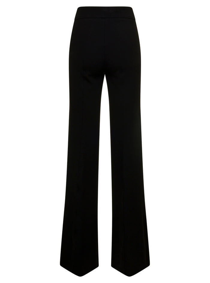 Venus Pants Black Virgin Wool Elastane Trousers