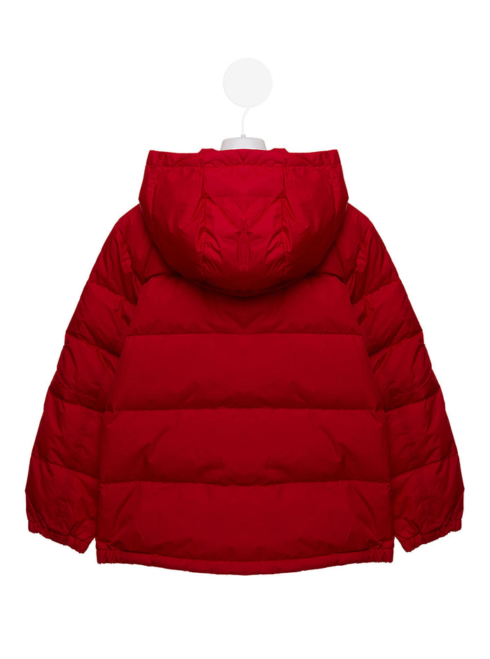 Polo Ralph Lauren Kids Boys Red Hooded Puffer Jacket Polyester (recycled)