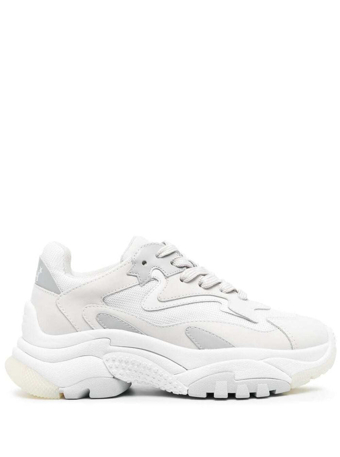 Addict Sneakers White Calf Fabric