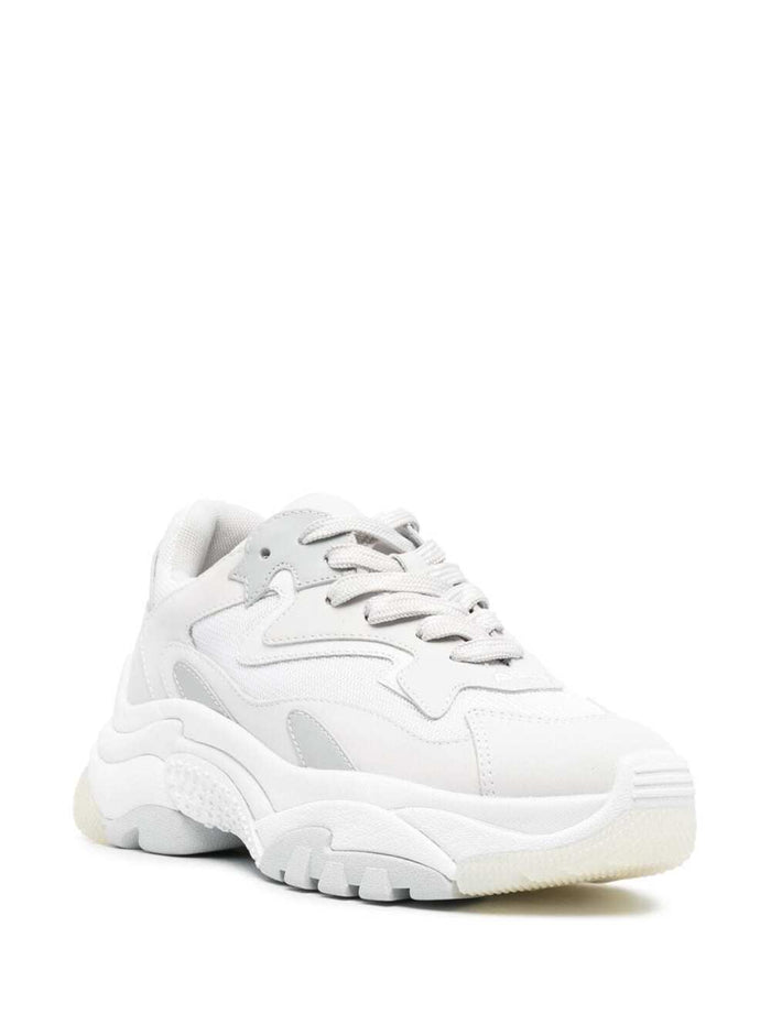 Addict Sneakers White Calf Fabric