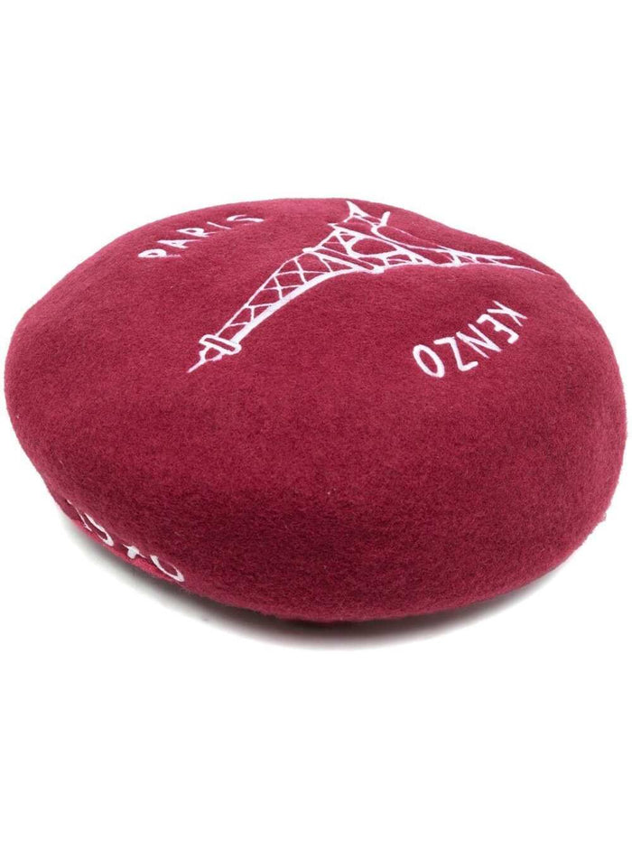 Beret Red Wool Hats And Gloves