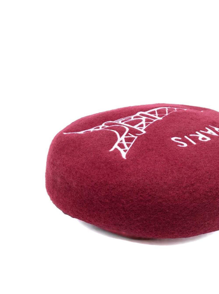 Beret Red Wool Hats And Gloves
