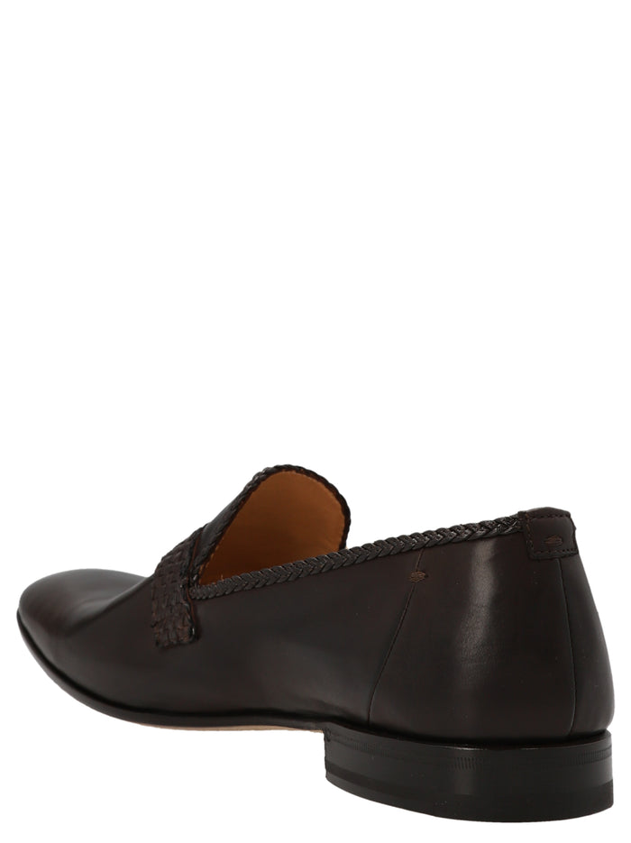 Foulard Loafers Brown Calf Leather (bos Taurus)
