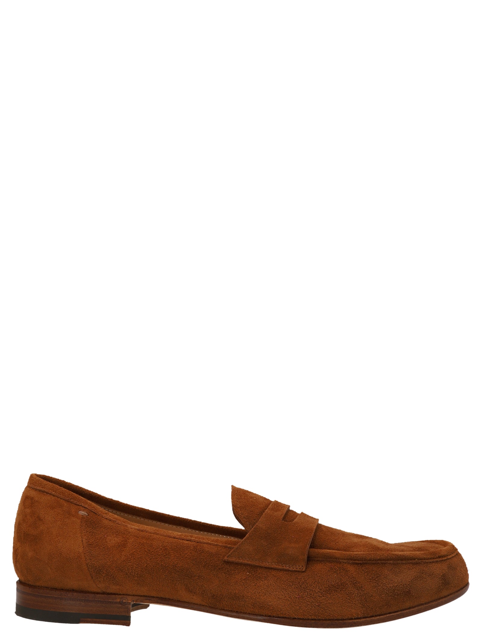 Velvet loafers Brown Suede Leather