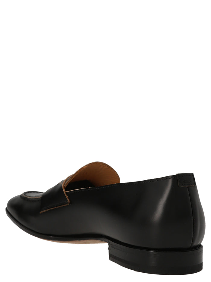 Antik Loafers Black Calf Leather (bos Taurus)