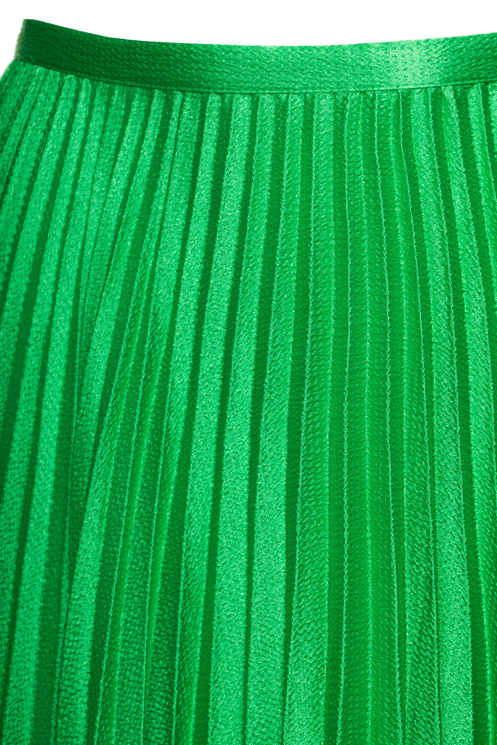 Henley Green Long Pleated Skirt Woman Solace London Polyester