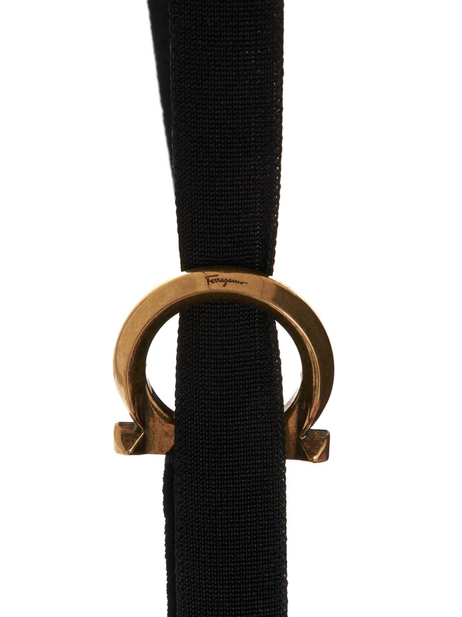 Gancini Buckle Dress Black