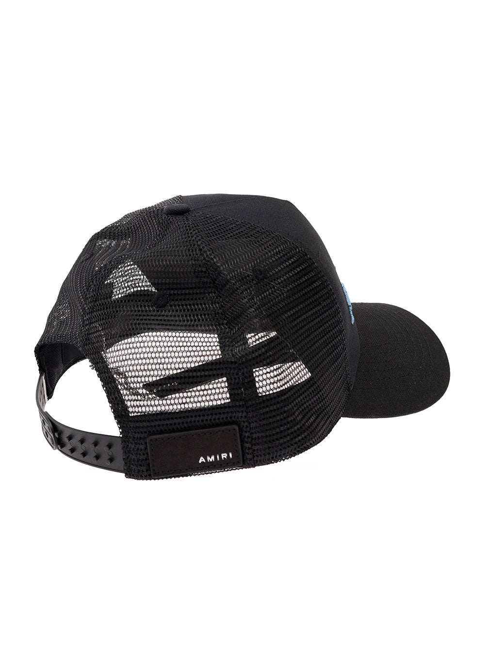 Black Logo Trucker Cap Cotton Man Amiri Hats And Gloves