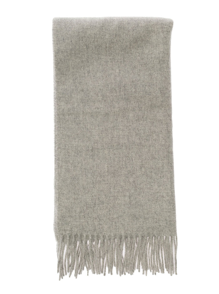 Classic Wool Scarf Grey Scarfs And Foulards