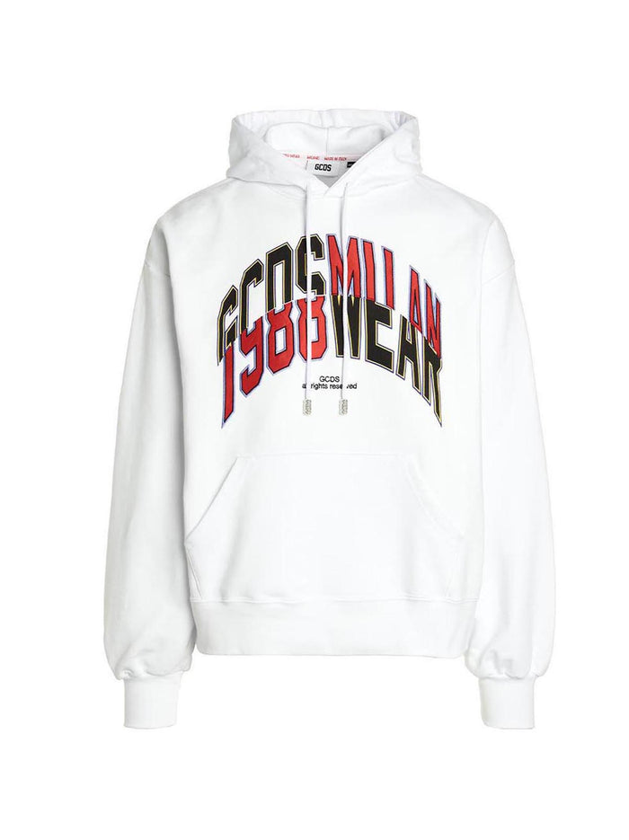 College hoodie White Sweatshirt