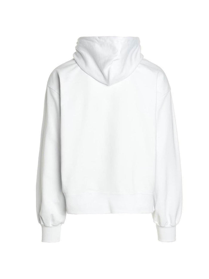 College hoodie White Sweatshirt