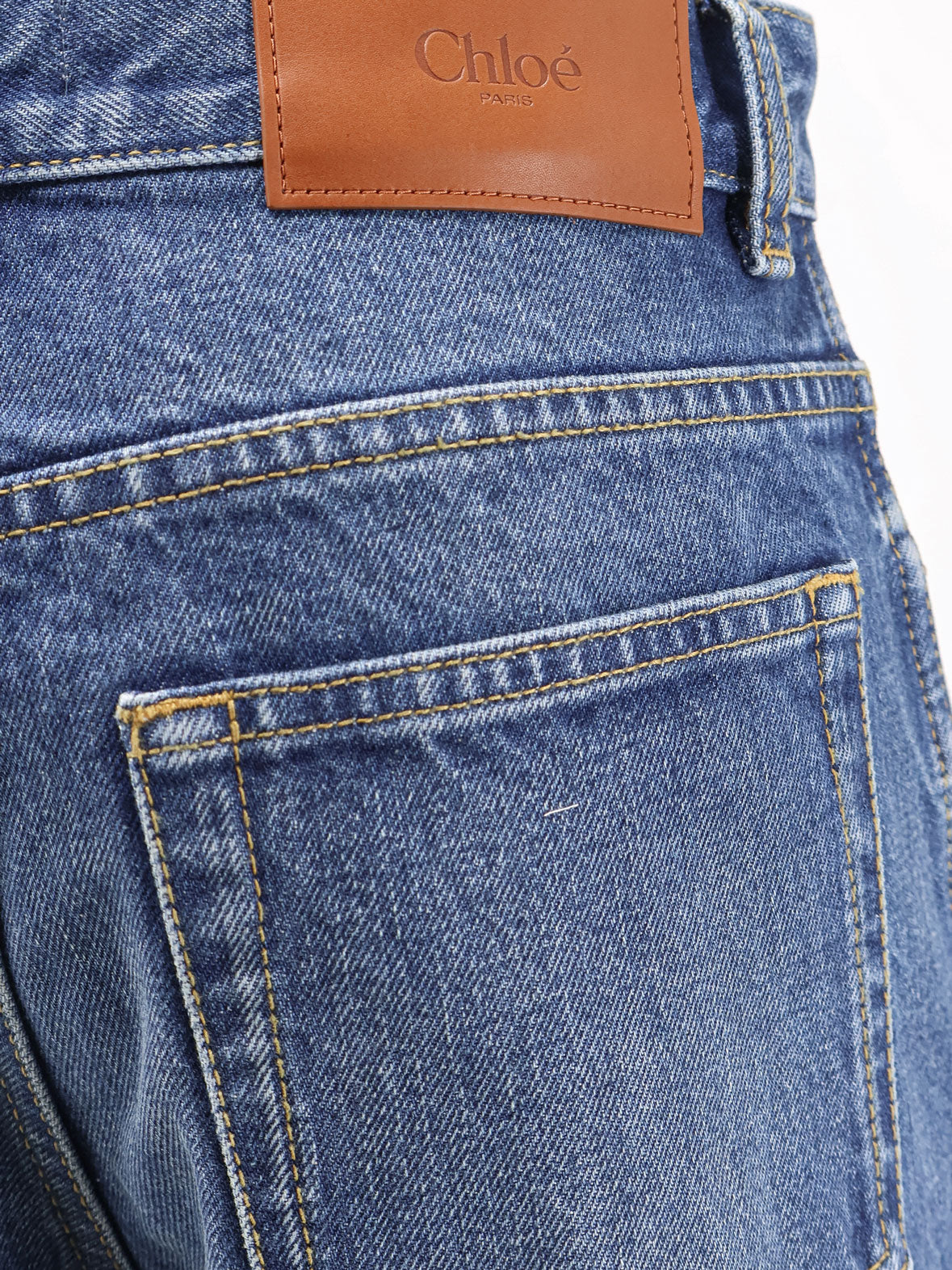 Chloè Jeans Faded Indigo Cotone