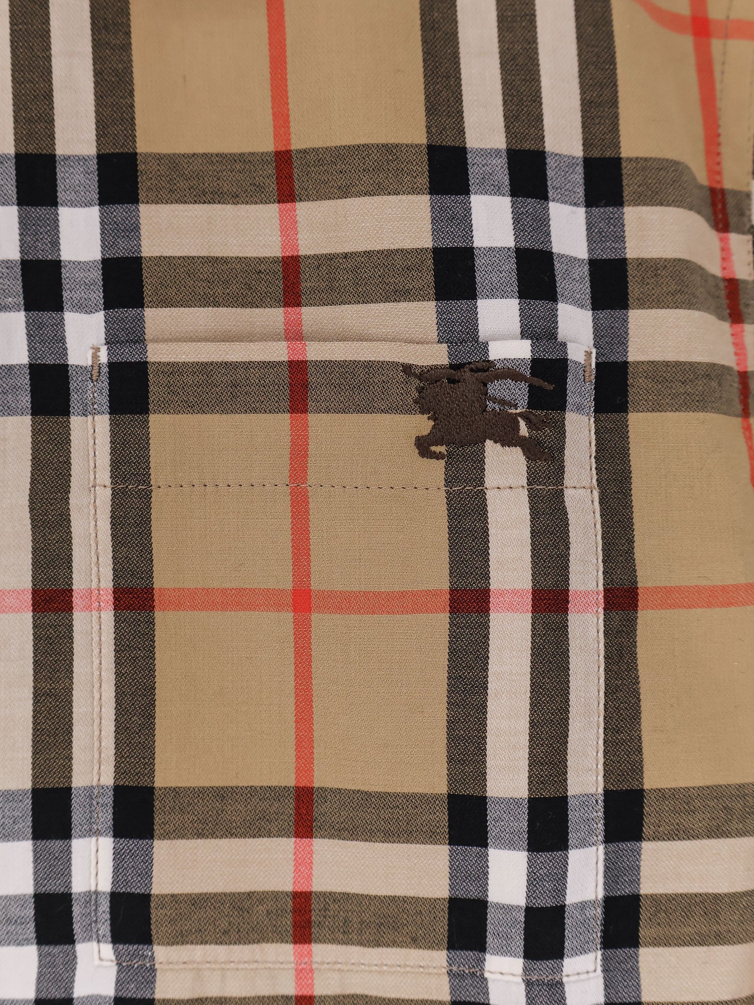 Burberry Shirts Sand Ip Check Cotone
