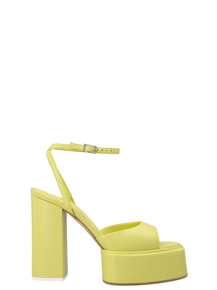 Beth sandals Green Leather
