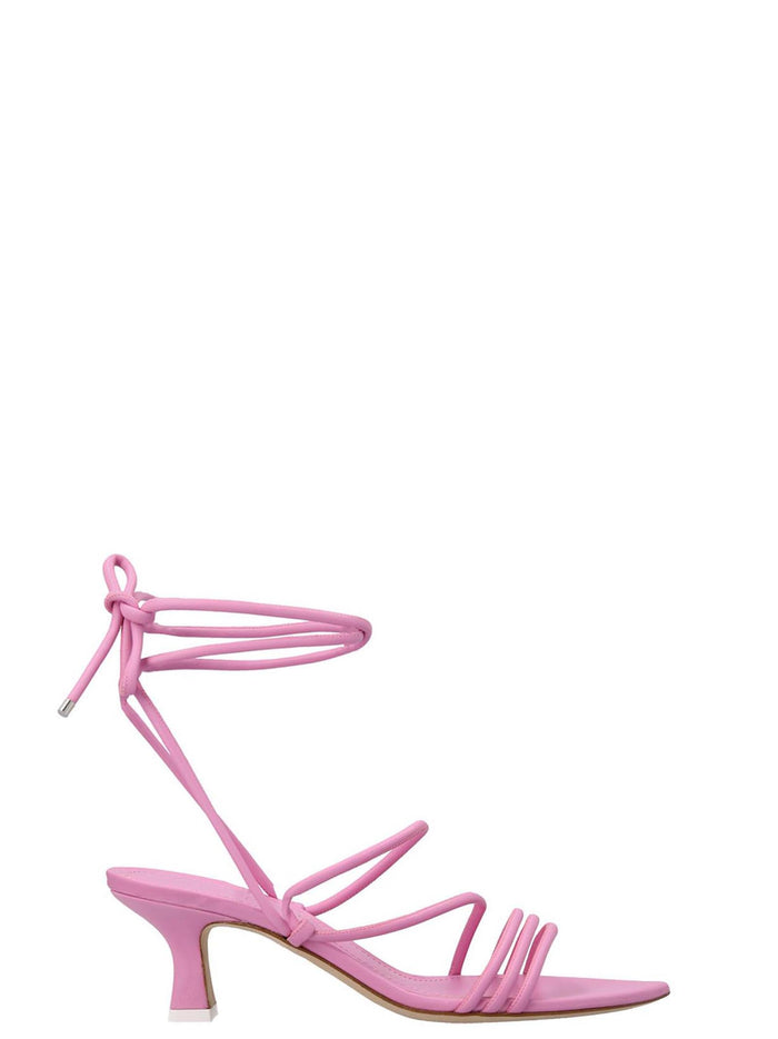 Dafne Sandals Pink Leather