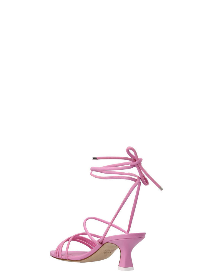 Dafne Sandals Pink Leather