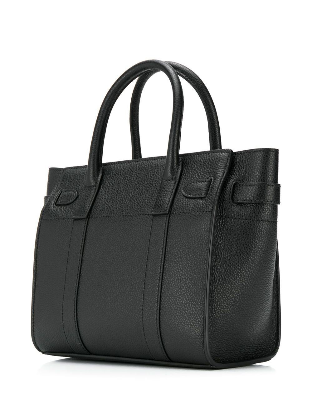 Batswater Small Black Leather Handbag Mulberry Woman Bovine Hand Bags