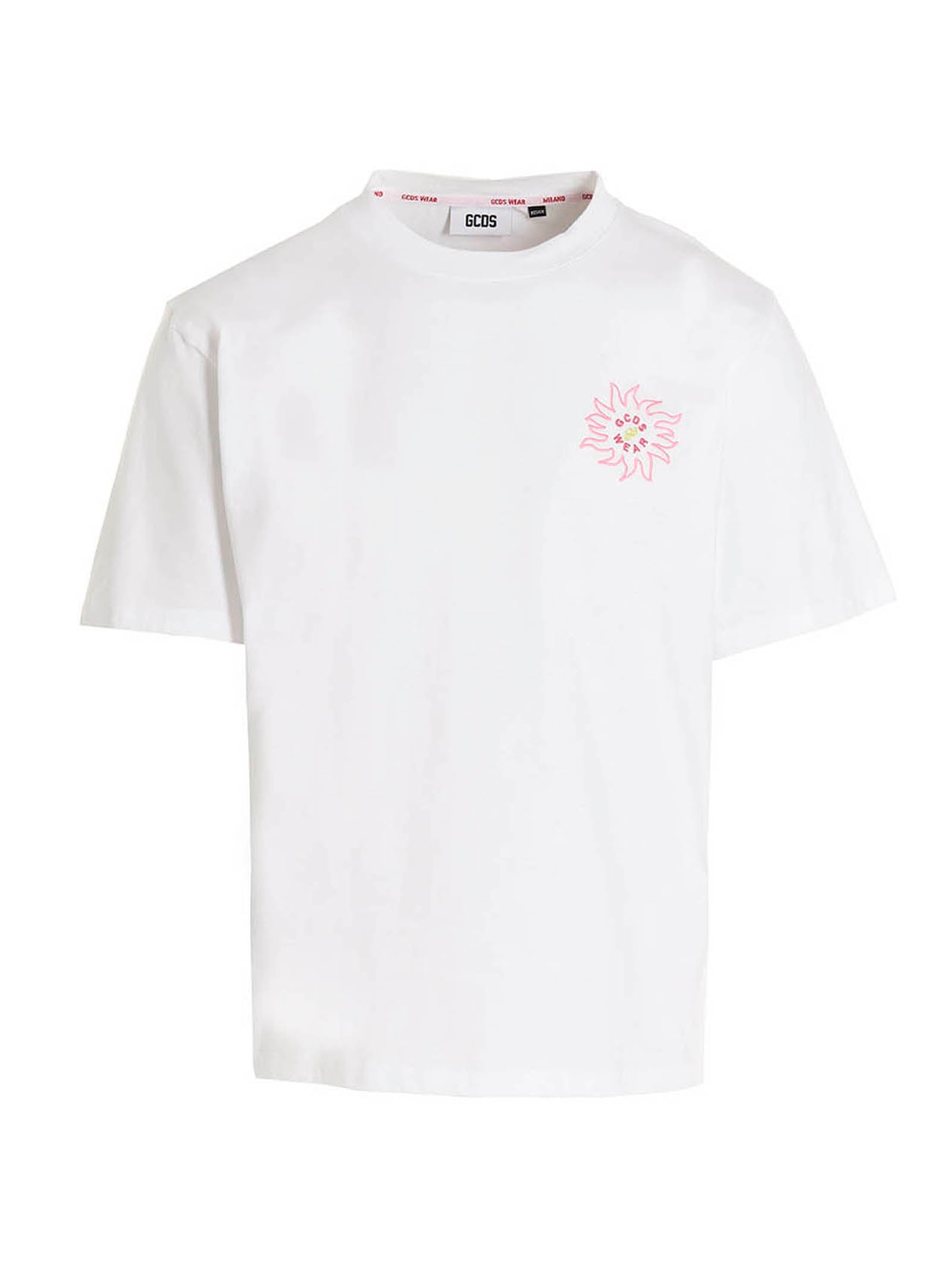 T-shirt Surfing Weirdo White Cotton
