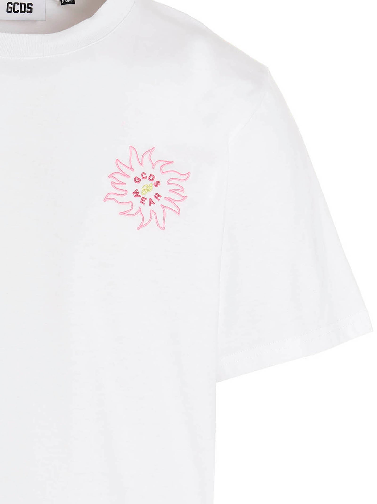 T-shirt Surfing Weirdo White Cotton