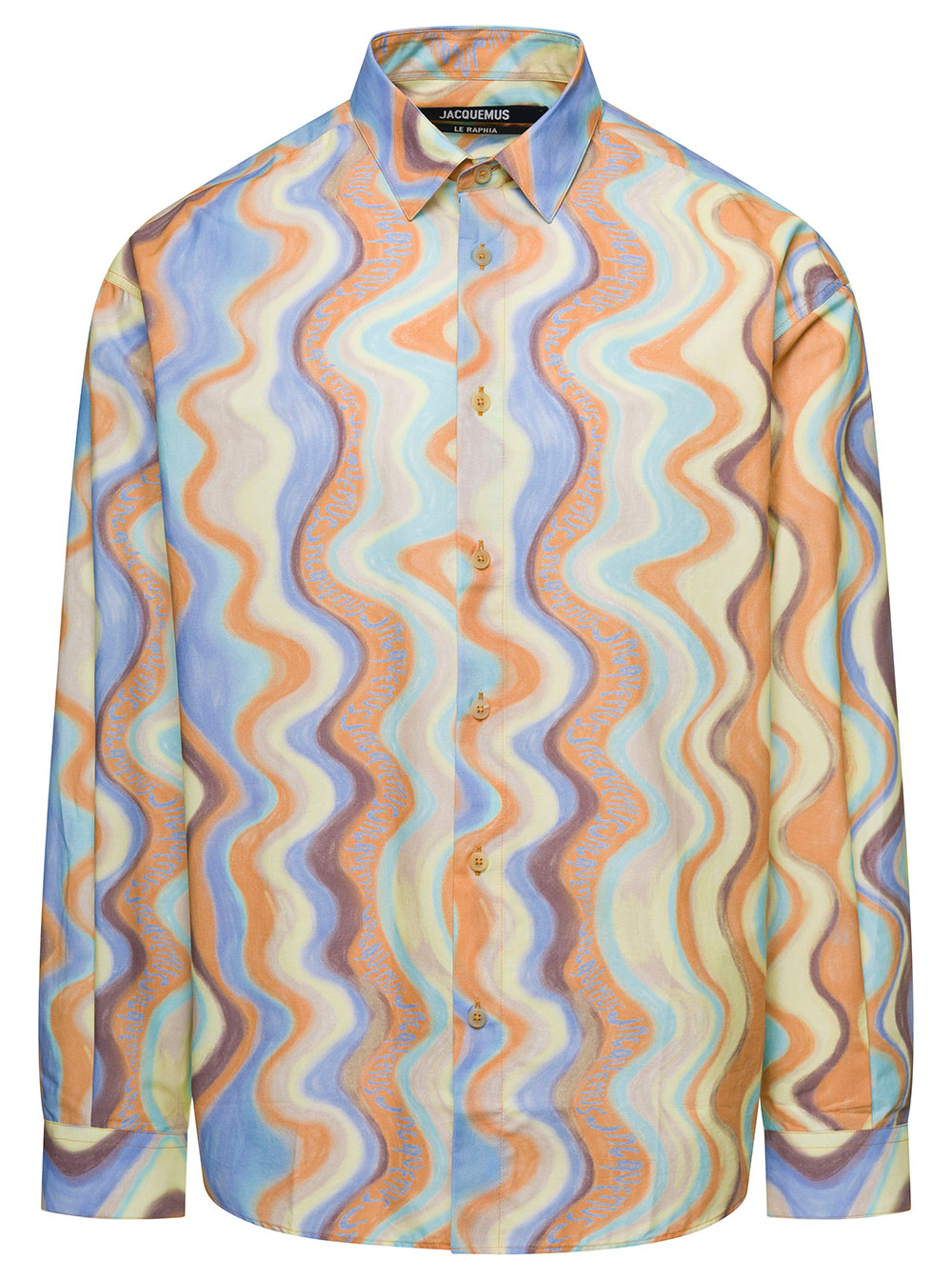 La Chemise Simon Multicolor Shirt With All-Over Graphic Print Cotton Man And Blouses