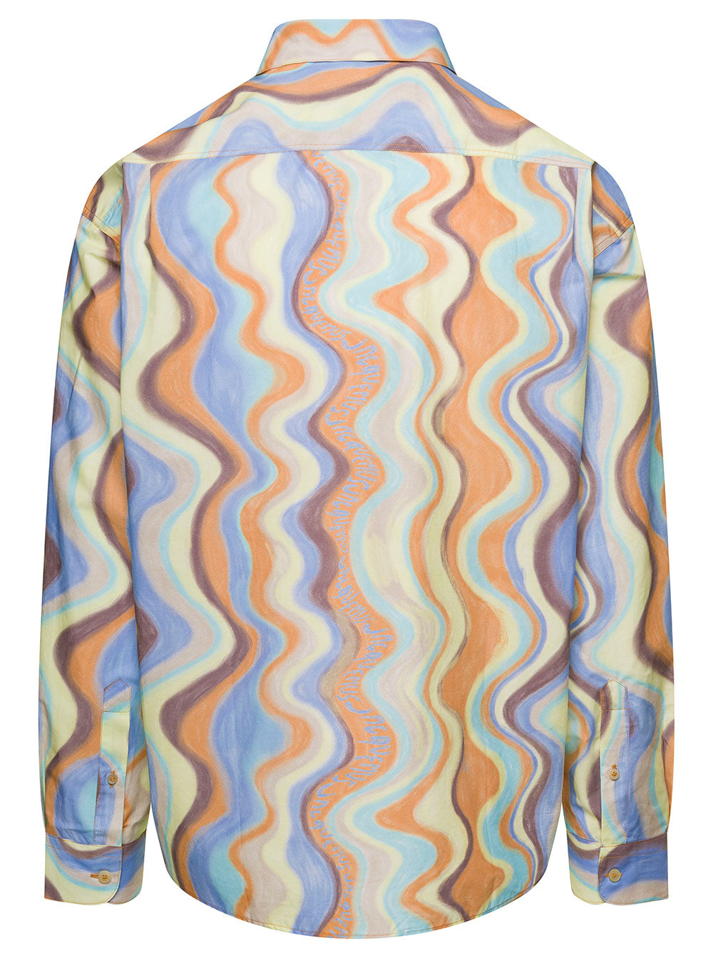 La Chemise Simon Multicolor Shirt With All-Over Graphic Print Cotton Man And Blouses