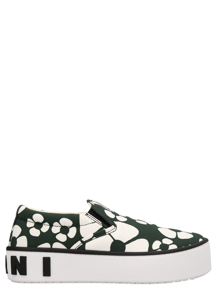 Marni X Cartergovernmentalt Sneakers Green Cotton