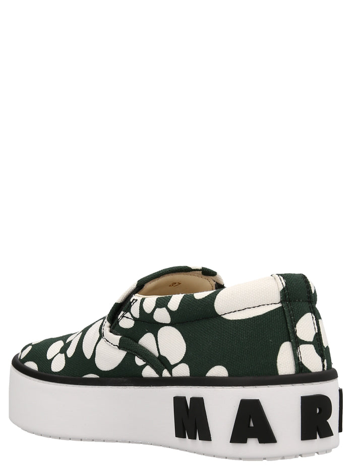Marni X Cartergovernmentalt Sneakers Green Cotton
