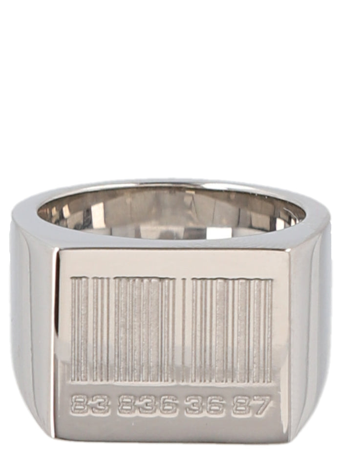 Puffer Ring Silver Brass Jewelry