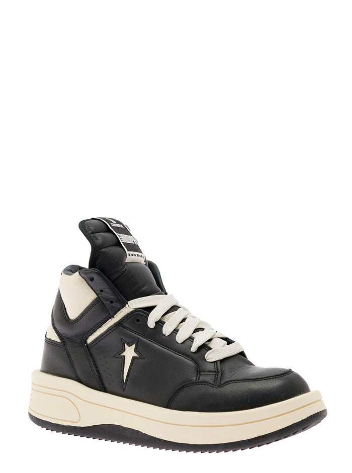 Turbowpn Black Calf Sneaker