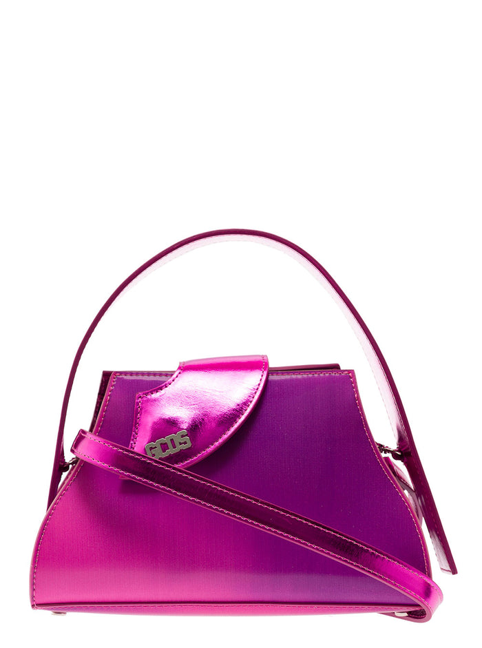 Pink Comma Ombrè Effect Bag Polyurethane Woman Fuxia Crossbody