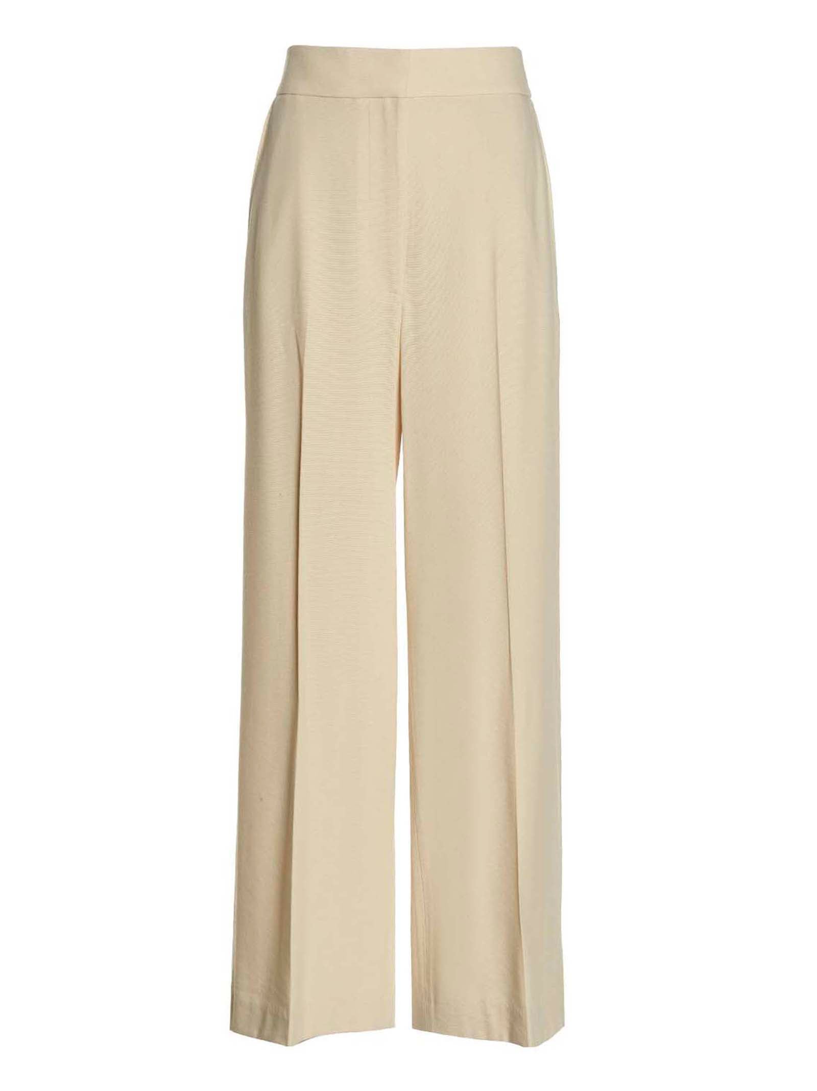 Strannly Pants Yellow Wool Viscose