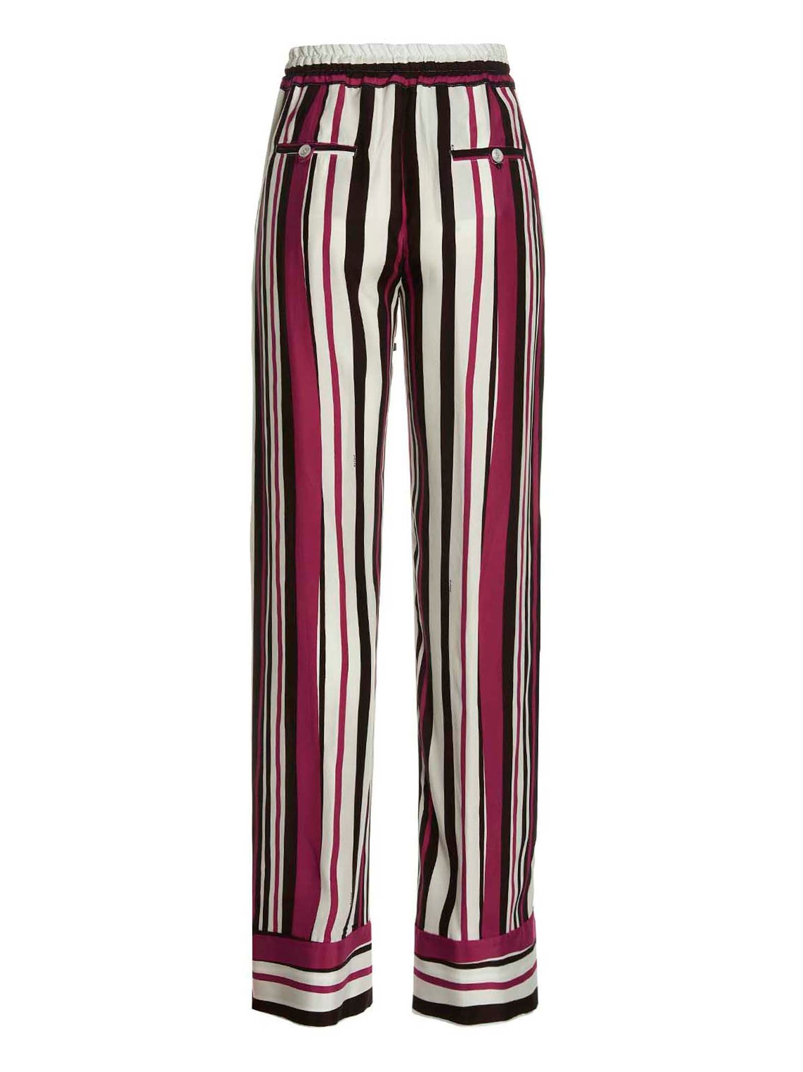 Striped Pants Silk