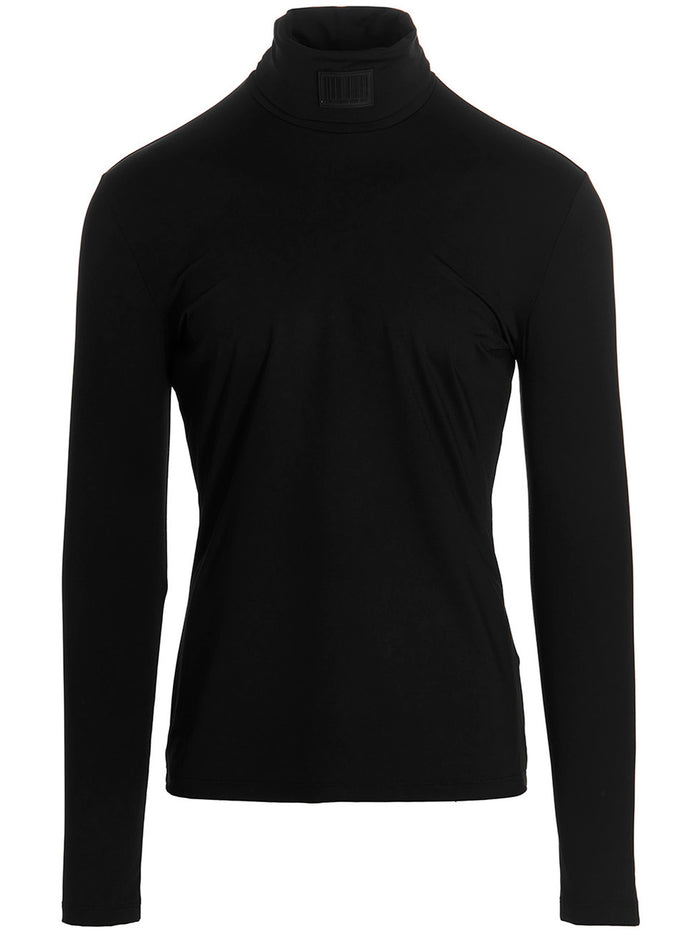 Logo lycra sweater Black Polyamide Elastane Sweater, Cardigans